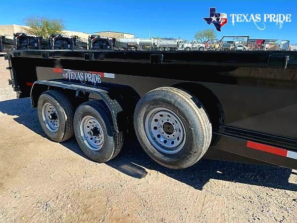 2025 Texas Pride 7x16x2 14K Bumper Pull Dump Trailer