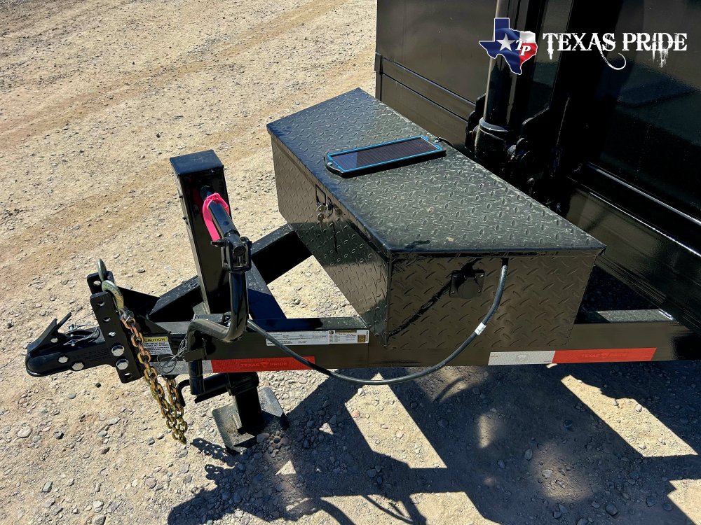2026 7X16x4 14K Bumper Pull Dump Trailer Texas Pride