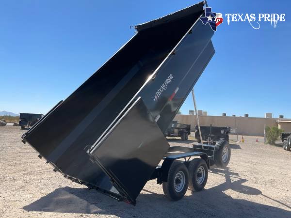 2025 Texas Pride 7x16x4 16k Bumper Pull Dump Trailer