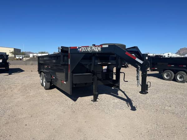 2023 TEXAS PRIDE Dump Trailer 7X16X4 16K GN