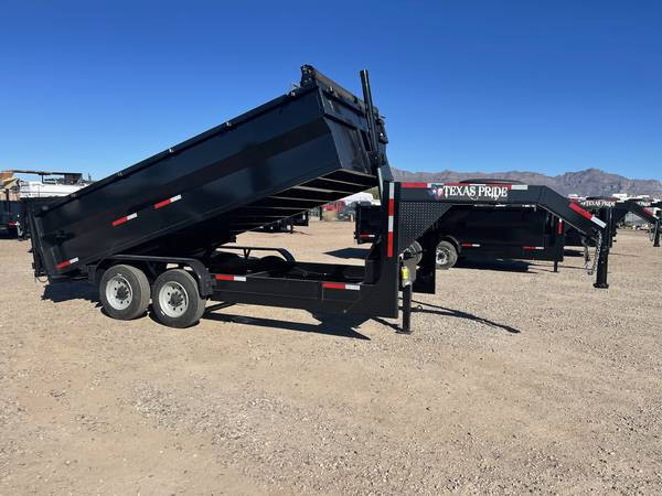 2023 TEXAS PRIDE Dump Trailer 7X16X4 16K GN