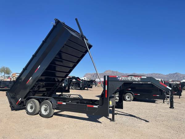 2023 TEXAS PRIDE Dump Trailer 7X16X4 16K GN