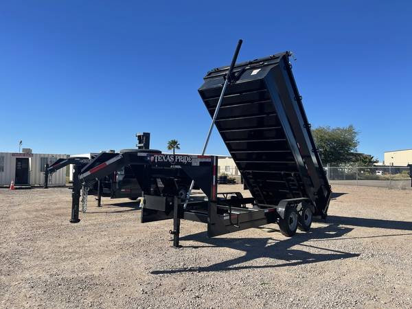 2023 TEXAS PRIDE Dump Trailer 7X16X4 16K GN