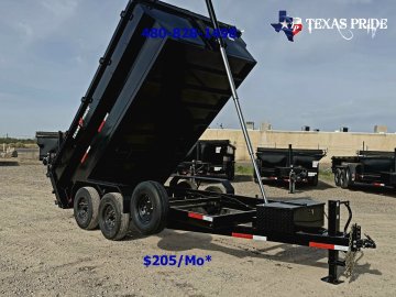 2026 Texas Pride 7X14X3 14K Bumper Pull Dump Trailer