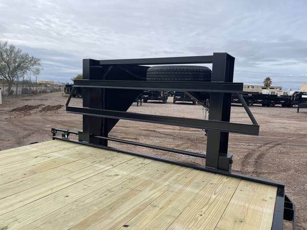 2023 Texas Pride 8.5' x 25' + 5' 16K GN Flat deck EQ Trailer.