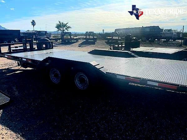 2026 Texas Pride 8.5x21/ 8.5x(17+4) Bumper Pull Tilt Bed/ Equipment/ Car Hauler Trailer