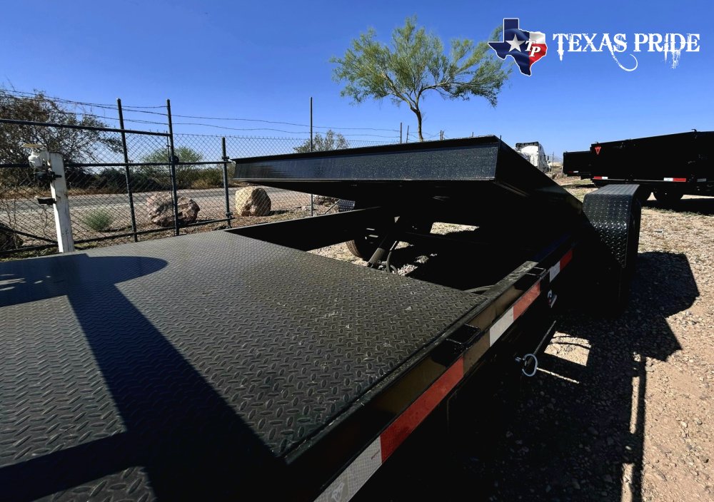 2026 7x21/ 7x(17+4) Bumper Pull Equipment/ Tilt Bed/ Car Hauler Trailer Texas Pride