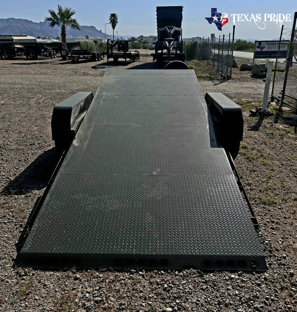 2026 7x21/ 7x(17+4) Bumper Pull Equipment/ Tilt Bed/ Car Hauler Trailer Texas Pride