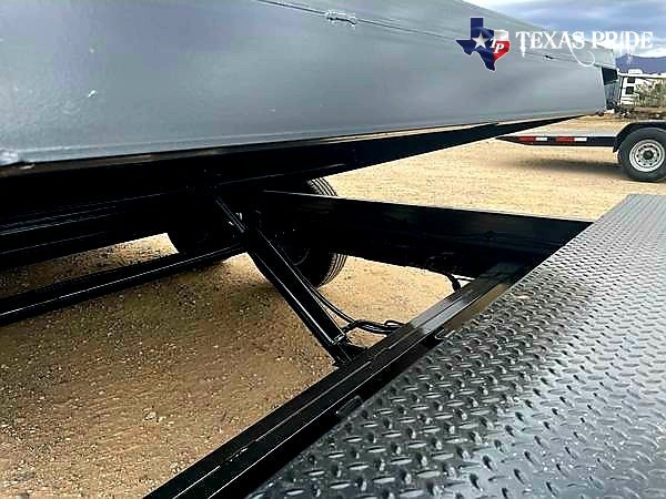 2026 7x21/ 7x(17+4) Bumper Pull Equipment/ Tilt Bed/ Car Hauler Trailer Texas Pride