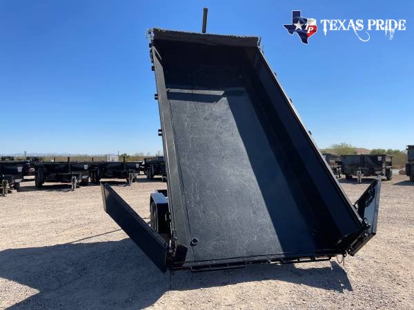 2025 Texas Pride 7x16x2 14k Bumper Pull Dump Trailer