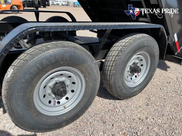 2025 Texas Pride 7x16x2 16k Gooseneck Dump Trailer