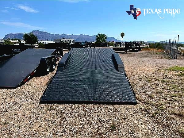 2026 Texas Pride 8.5x21/ 8.5x(17+4) Bumper Pull Tilt Bed/ Equipment/ Car Hauler Trailer