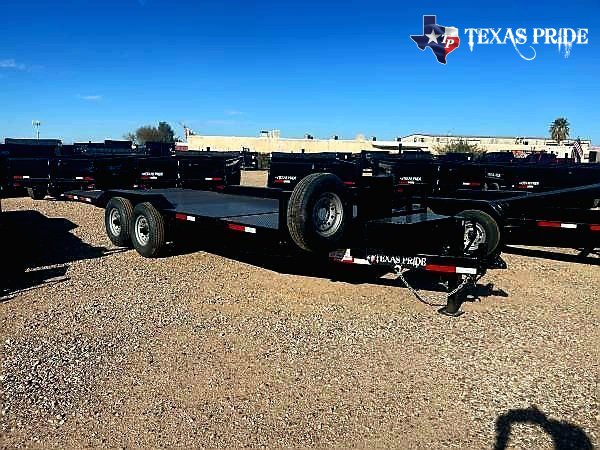 2026 Texas Pride 8.5x21/ 8.5x(17+4) Bumper Pull Tilt Bed/ Equipment/ Car Hauler Trailer