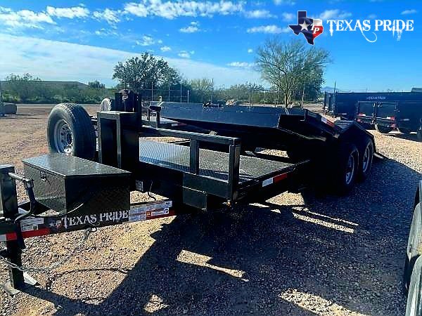 2026 Texas Pride 8.5x21/ 8.5x(17+4) Bumper Pull Tilt Bed/ Equipment/ Car Hauler Trailer