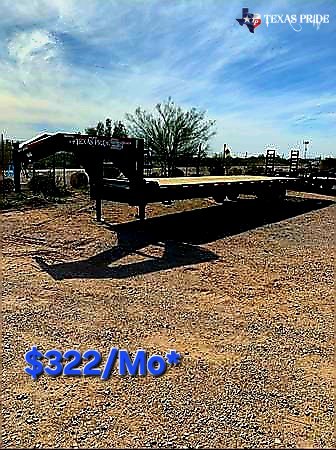 Texas Pride 8.5x35+5 26k Gooseneck Equipment/ Flatbed Trailer