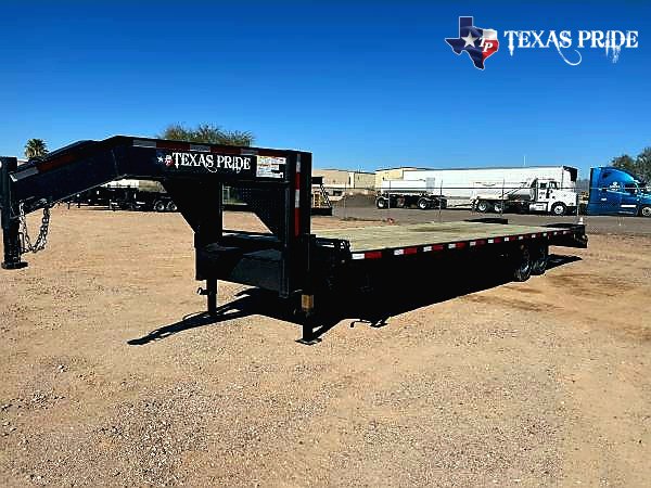Texas Pride 8.5x35+5 26k Gooseneck Equipment/ Flatbed Trailer