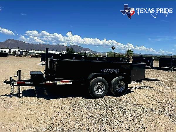 2025 Texas Pride 7X12X2 14K Bumper Pull Dump Trailer