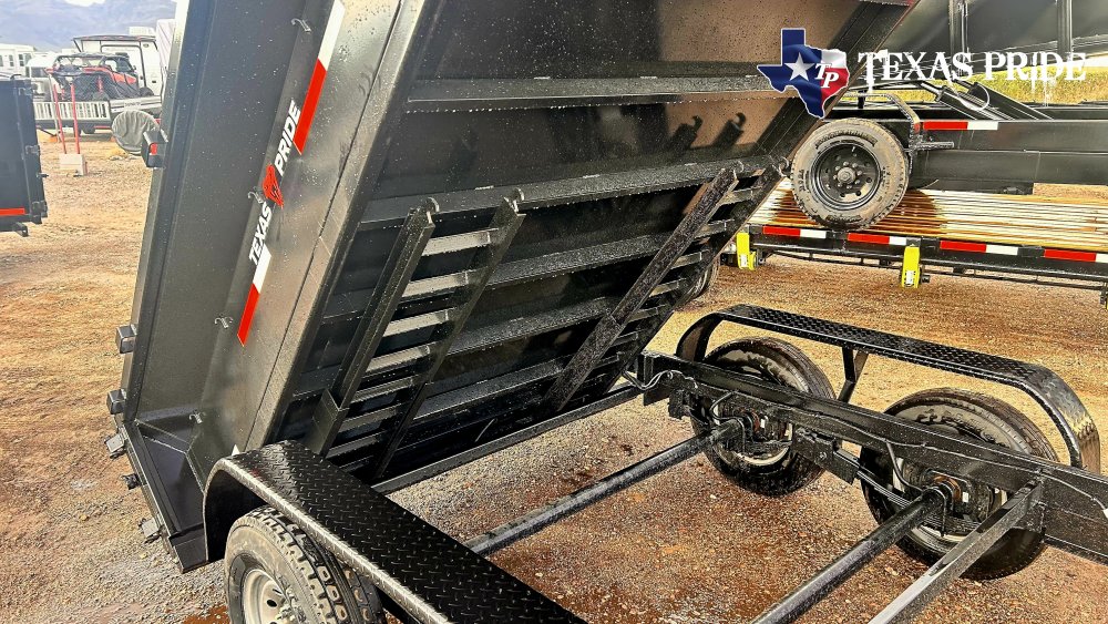 Texas Pride 7X12X2 14K Bumper Pull Dump Trailer