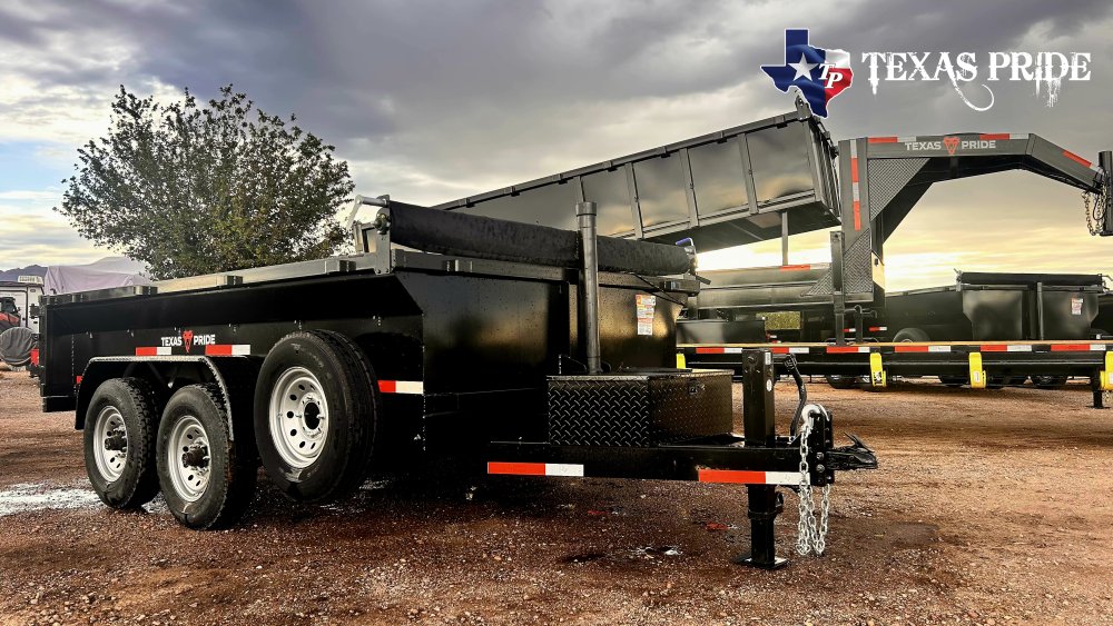 Texas Pride 7X12X2 14K Bumper Pull Dump Trailer