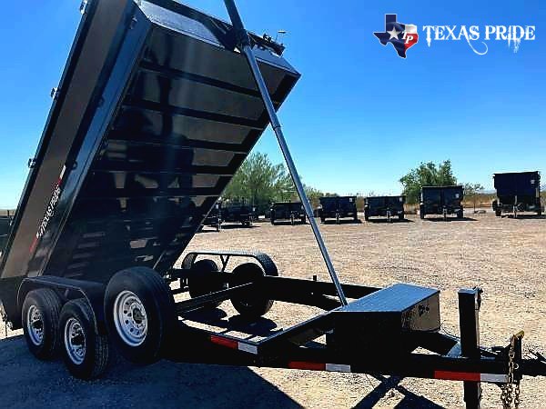 (SOLD) 2026 Texas Pride 7x14x2 16k Bumper Pull Dump Trailer