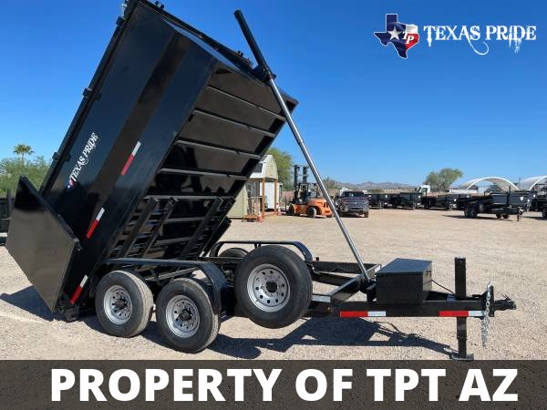 2023 7x12x4 14K BP Dump TEXAS PRIDE TRAILERS Special