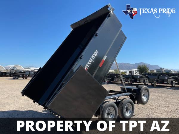 2023 7x12x4 14K BP Dump TEXAS PRIDE TRAILERS Special