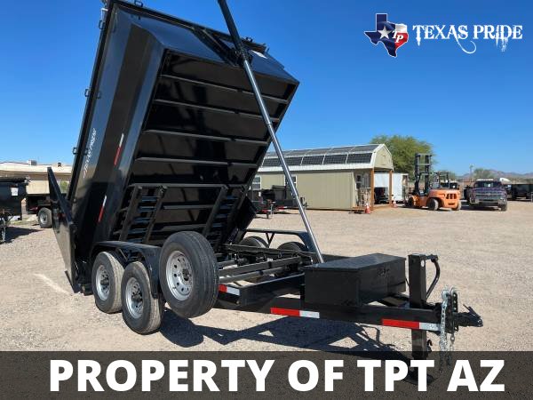 2023 7x12x4 14K BP Dump TEXAS PRIDE TRAILERS Special