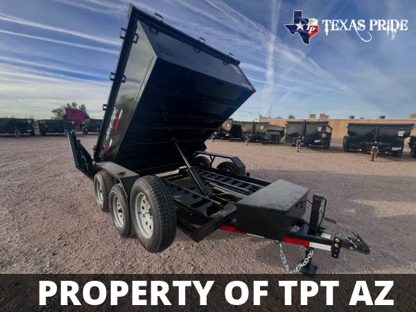 2024 6x10x2 7k Bumper Pull Texas Pride Trailers of Arizona Dump
