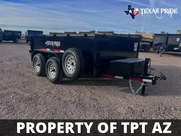 2024 6x10x2 7k Bumper Pull Texas Pride Trailers of Arizona Dump