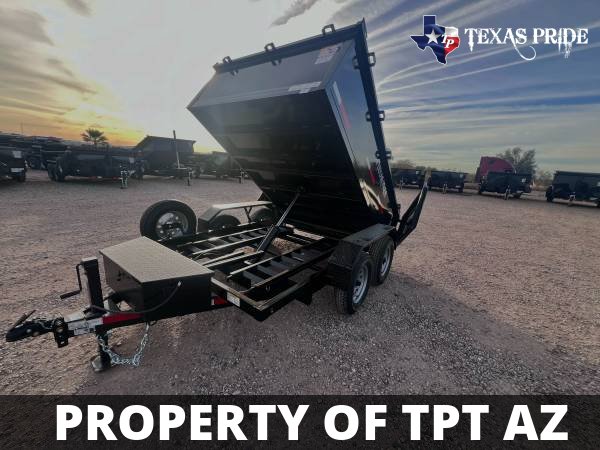 2024 6x10x2 7k Bumper Pull Texas Pride Trailers of Arizona Dump