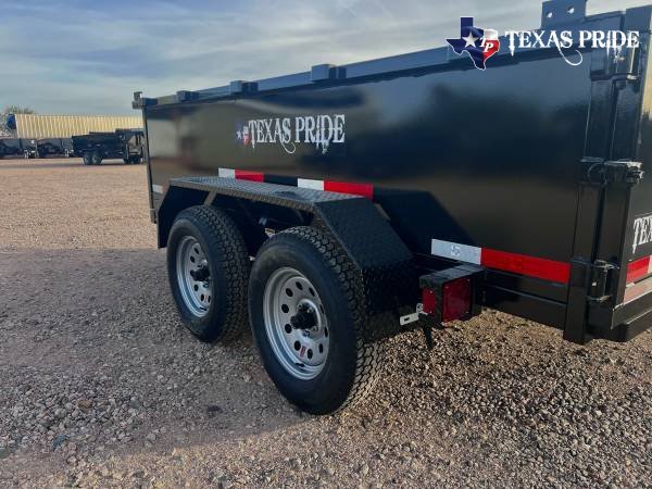 2025 Texas Pride 6x10x2 7k Bumper Pull Dump Trailer