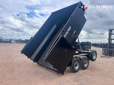 2025 Texas Pride 7X12X4 14k Bumper Pull Dump Trailer