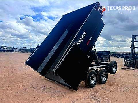 2025 Texas Pride 7X12X4 14k Bumper Pull Dump Trailer