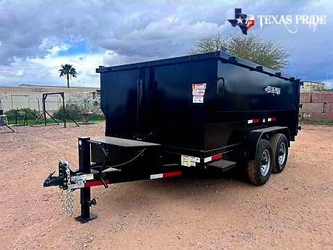 2025 Texas Pride 7X12X4 14k Bumper Pull Dump Trailer