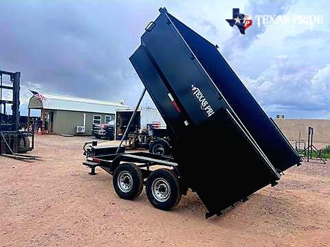 2025 Texas Pride 7X12X4 14k Bumper Pull Dump Trailer