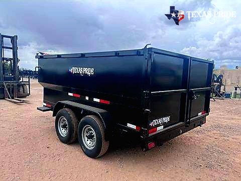 2025 Texas Pride 7X12X4 14k Bumper Pull Dump Trailer