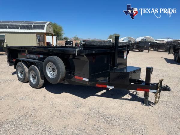 2025 Texas Pride 7X14X2 14K Bumper Pull Dump Trailer