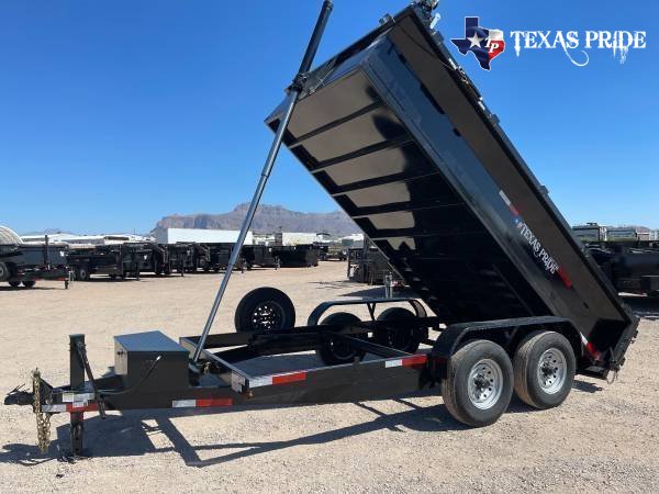 2025 Texas Pride 7X14X2 14K Bumper Pull Dump Trailer