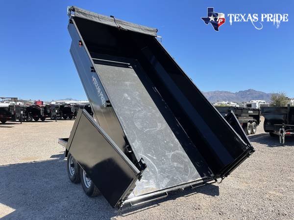 2025 Texas Pride 7x14x3 16K Bumper Pull Dump Trailer