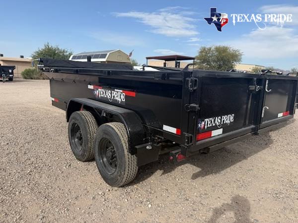 2025 Texas Pride 7x14x2 20K Bumper Pull Dump Trailer