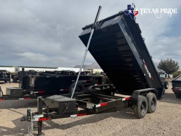 2025 Texas Pride 7x14x2 20K Bumper Pull Dump Trailer