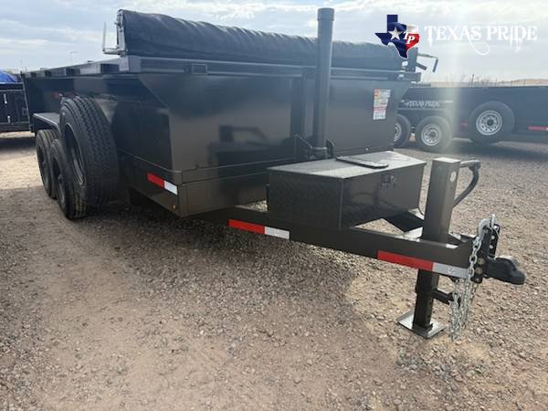 2025 Texas Pride 7x14x2 20K Bumper Pull Dump Trailer