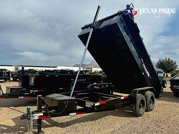 2025 Texas Pride 7x14x2 20K Bumper Pull Dump Trailer