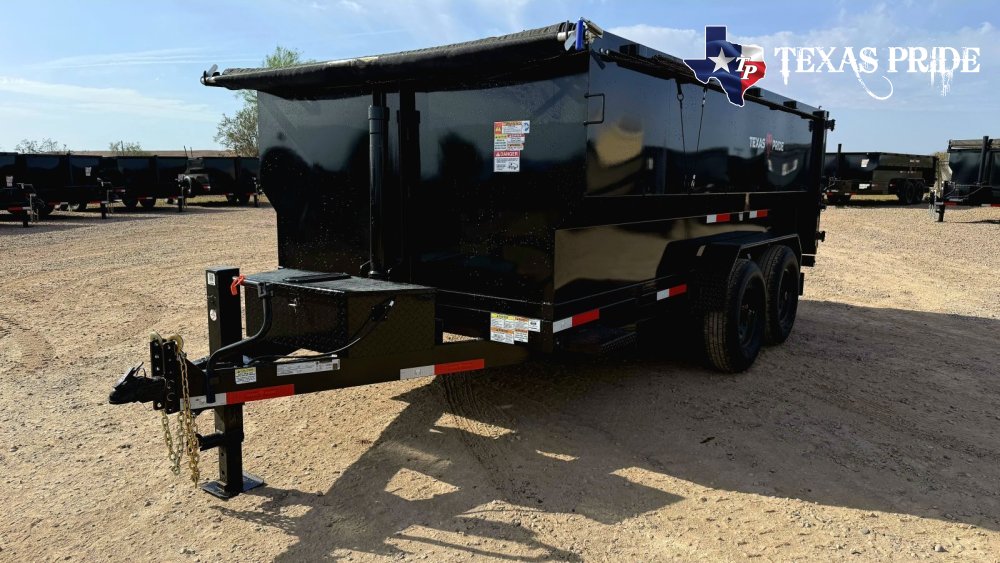 2026 7x14x4 14k Bumper Pull Dump Trailer Texas Pride