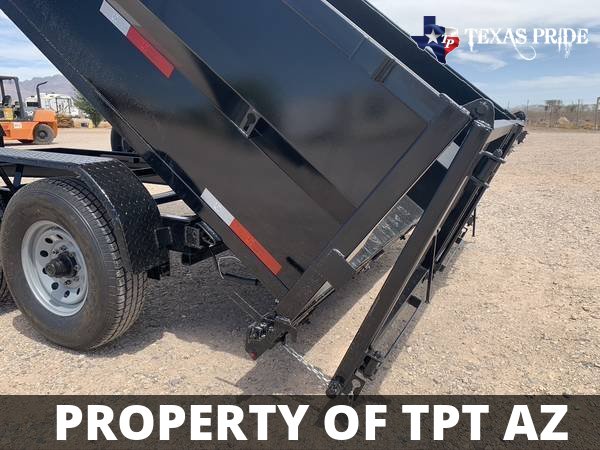 2024 BLOW OUT 7x14x3 16K BP TEXAS PRIDE DUMP TRAILER