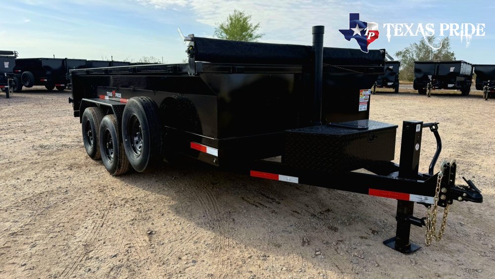 2026 7X14X2 14K Bumper Pull Dump Trailer Texas Pride