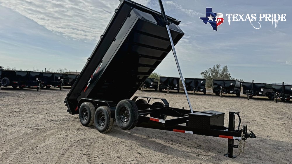 2026 7X14X2 14K Bumper Pull Dump Trailer Texas Pride