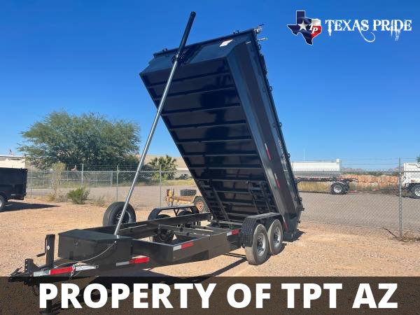 2023 7x14x4 14K BP Dump TEXAS PRIDE TRAILERS Special $232/mo