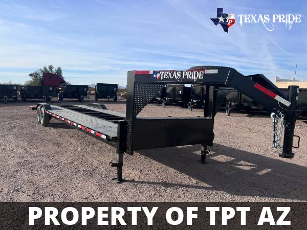 8.5x30+6 16K GN 2 CAR HAULER Texas Pride Trailer