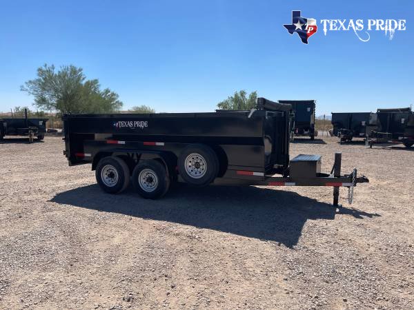 2025 Texas Pride 7x14x4 16k Bumper Pull Dump Trailer